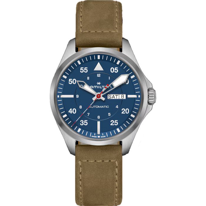 Orologio Hamilton Khaki Aviation Pilot Day Date Auto -Air-Glaciers Edition