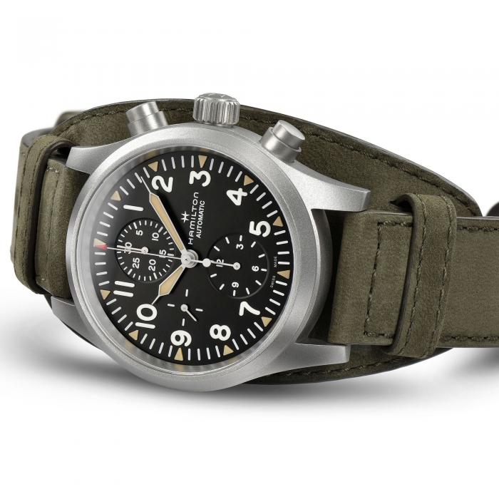 Orologio Uomo Hamilton Khaki Field Auto Chrono - H71706830