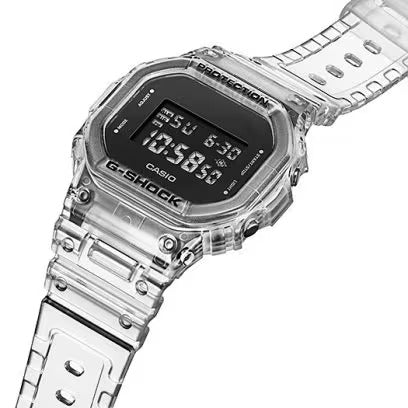 Orologio Uomo Casio G-Shock in Resina Trasparente Digitale