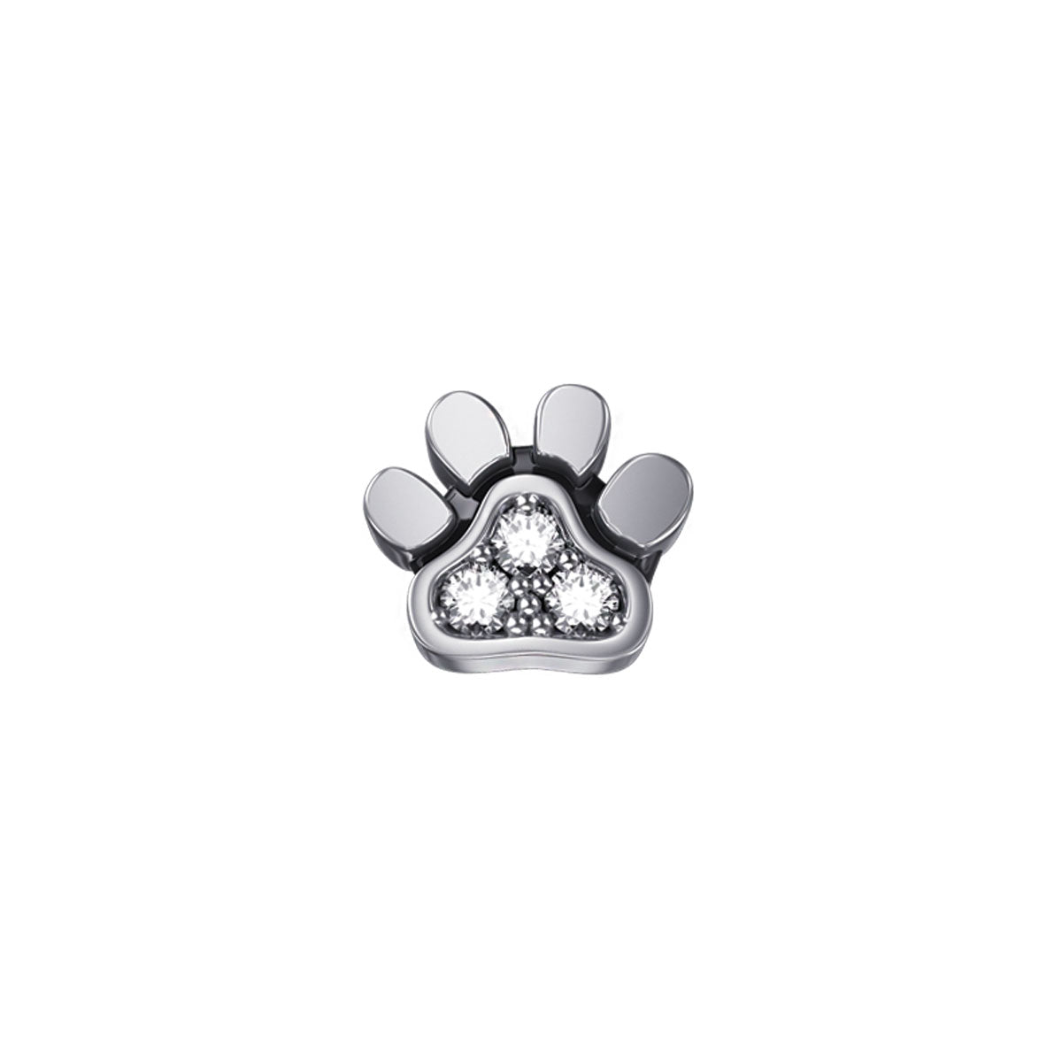 Elements - Orme Zampa di Cane in Oro 18KT 18KT e Diamanti