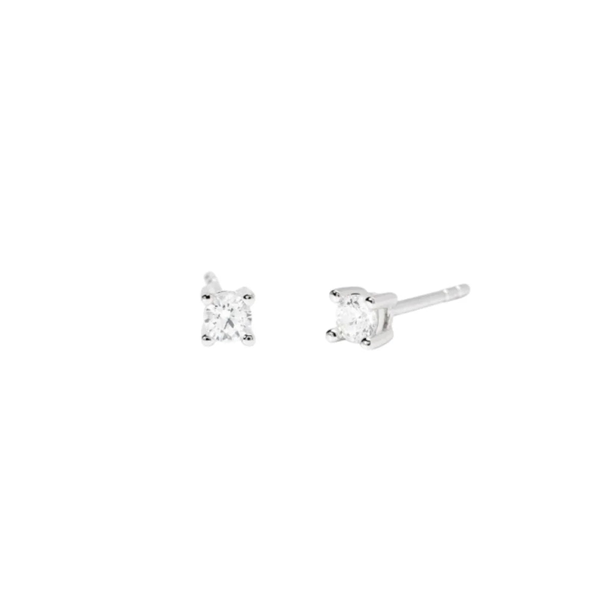 Orecchini Punto Luce Mabina My Diamond in Argento