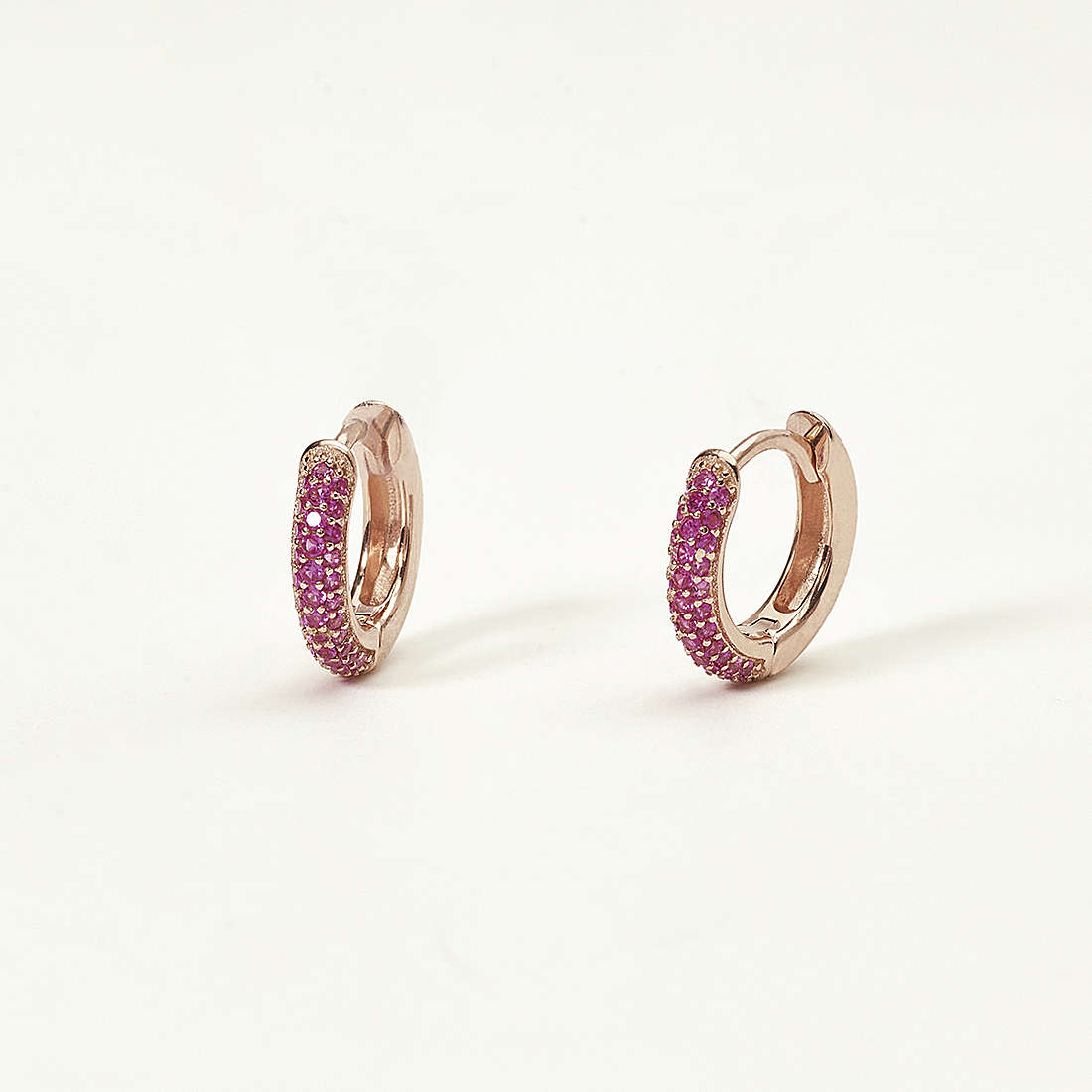 Orecchini Donna Mabina in Argento Rosè