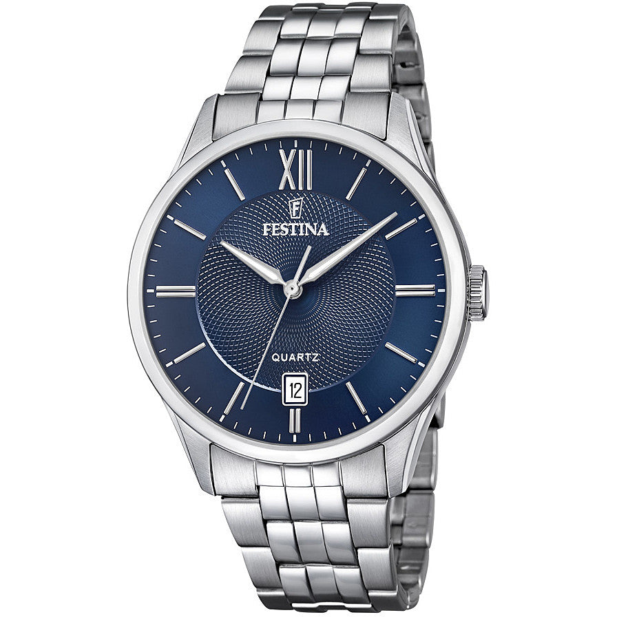 Orologio Uomo Festina in Acciaio Solo Tempo Classico