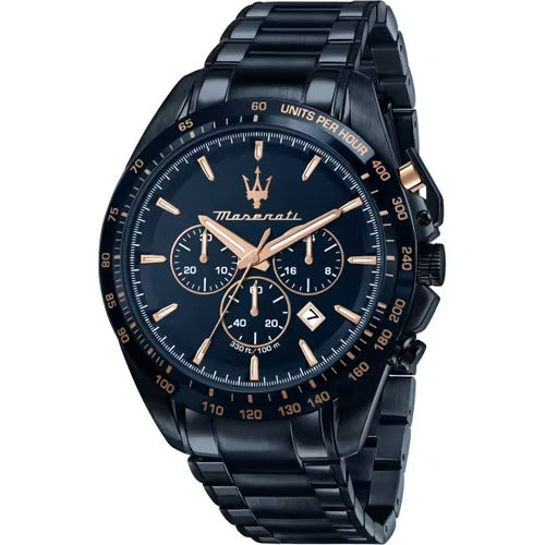 Orologio Uomo Maserati Traguardo in Acciaio Blu Edition
