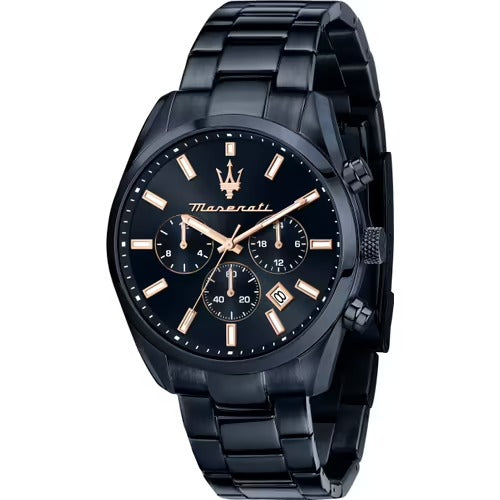 Orologio Uomo Maserati Attrazione in Acciaio Blu Edition