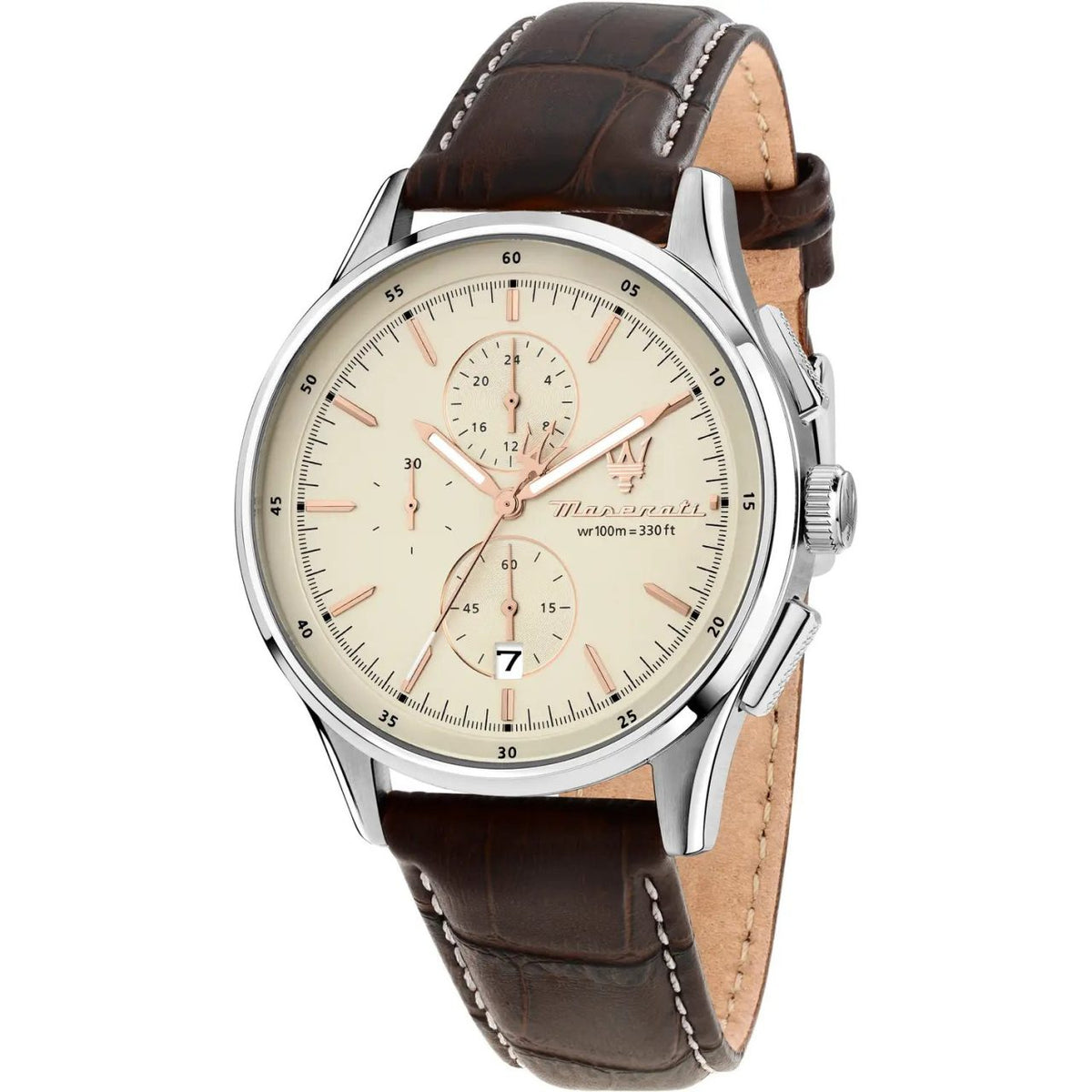 Orologio Uomo Maserati in Acciaio e Pelle Sorpasso