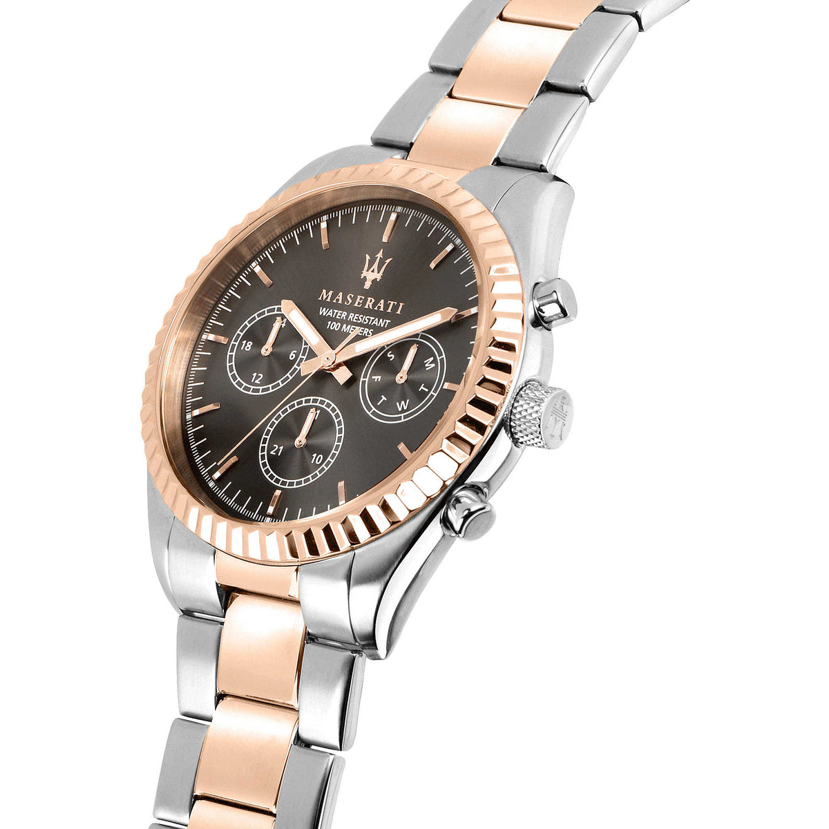 Orologio Uomo Maserati in Acciaio Bicolore Rosè Competizione