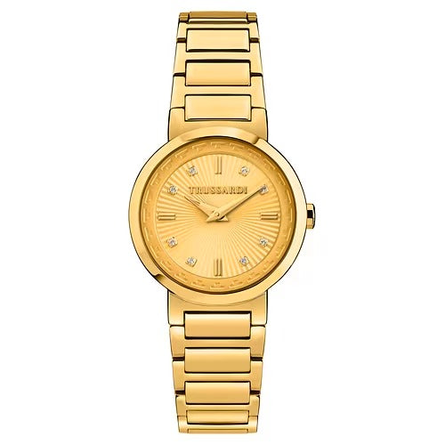 Orologio Donna Trussardi in Acciaio Dorato T-Bridge
