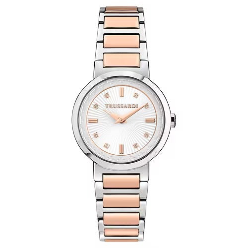 Orologio Donna Trussardi in Acciaio Bicolore Rosè T-Bridge