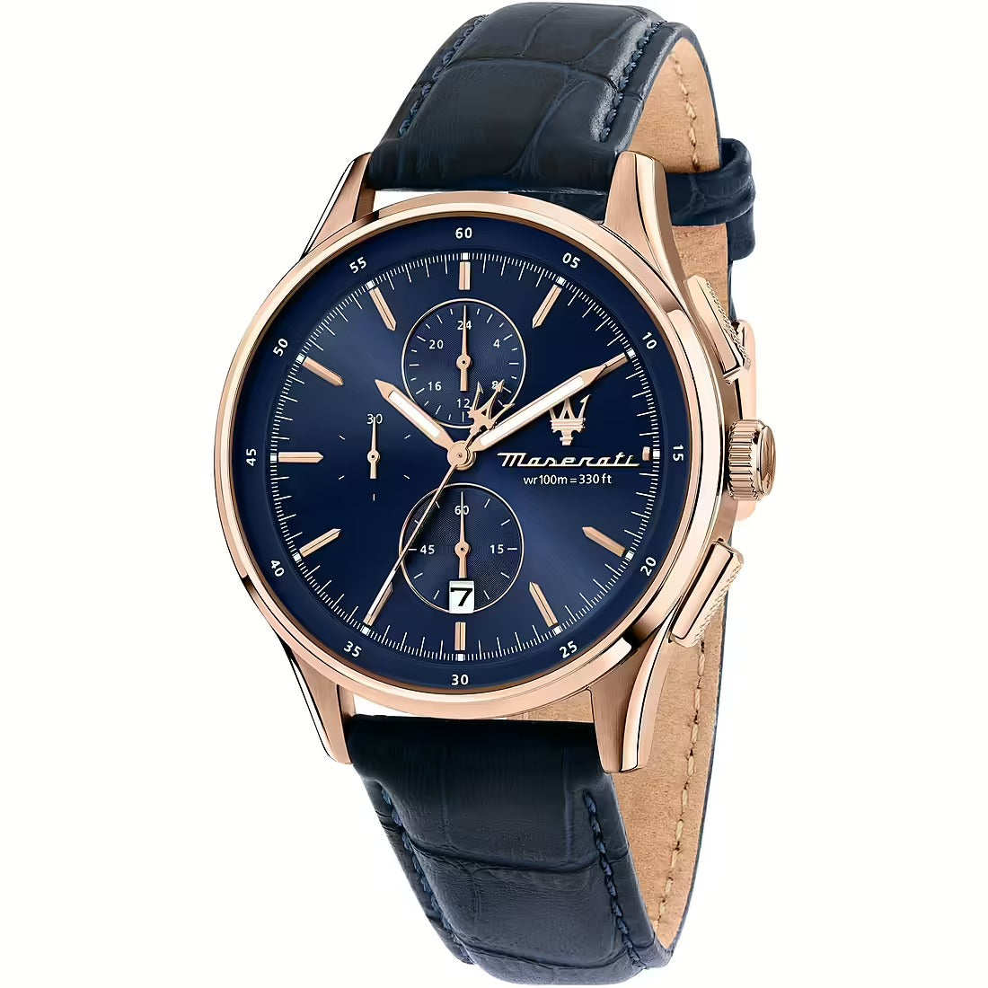 Orologio Uomo Maserati in Acciaio Rosè e Pelle Sorpasso