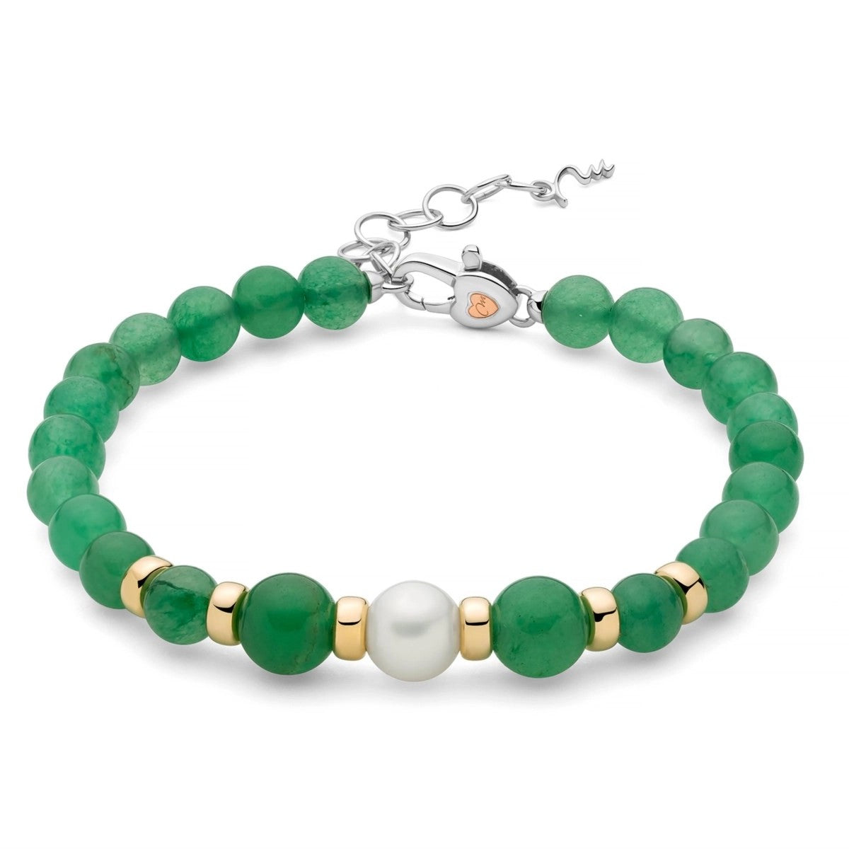 Bracciale Miluna I Segreti della Natura in Argento e Avventurina
