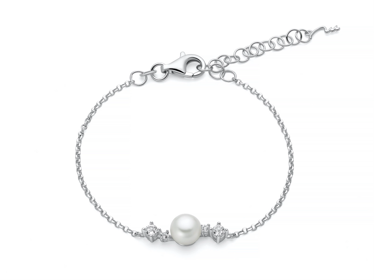 Bracciale Donna Miluna Andromeda in Argento e Perle