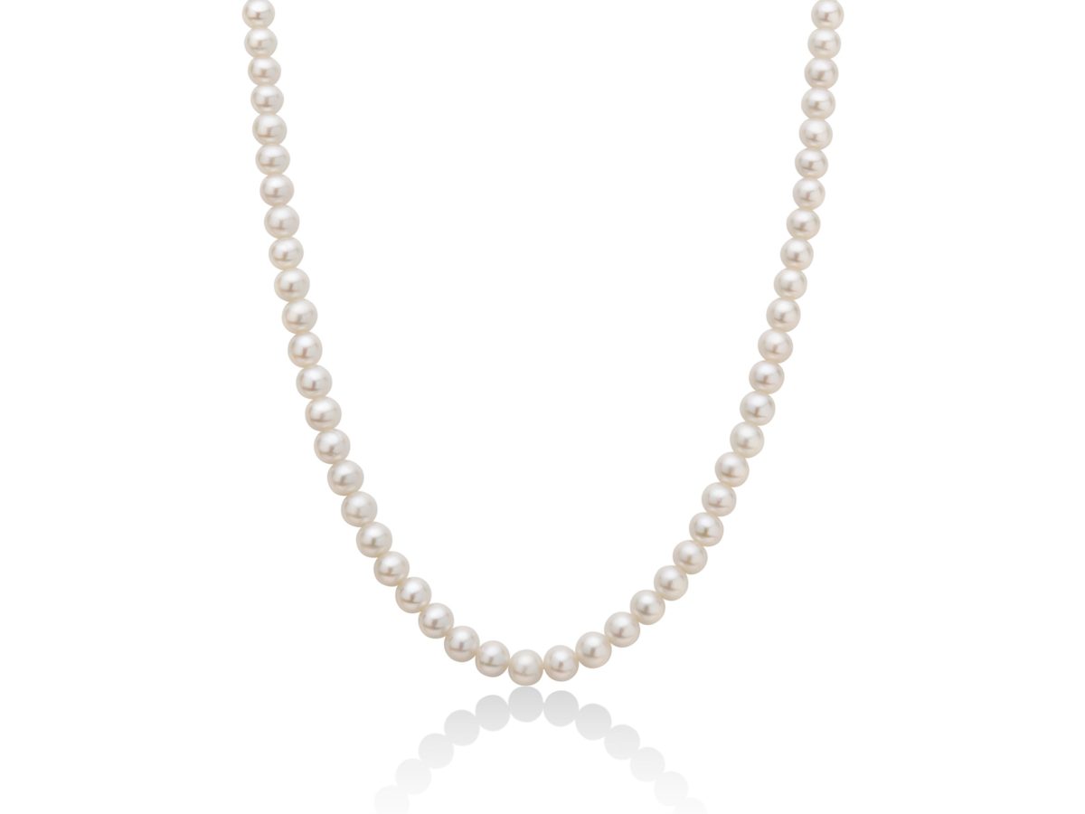 Collana di Perle Miluna in Oro 18KT 18KT mm. 4,5-5