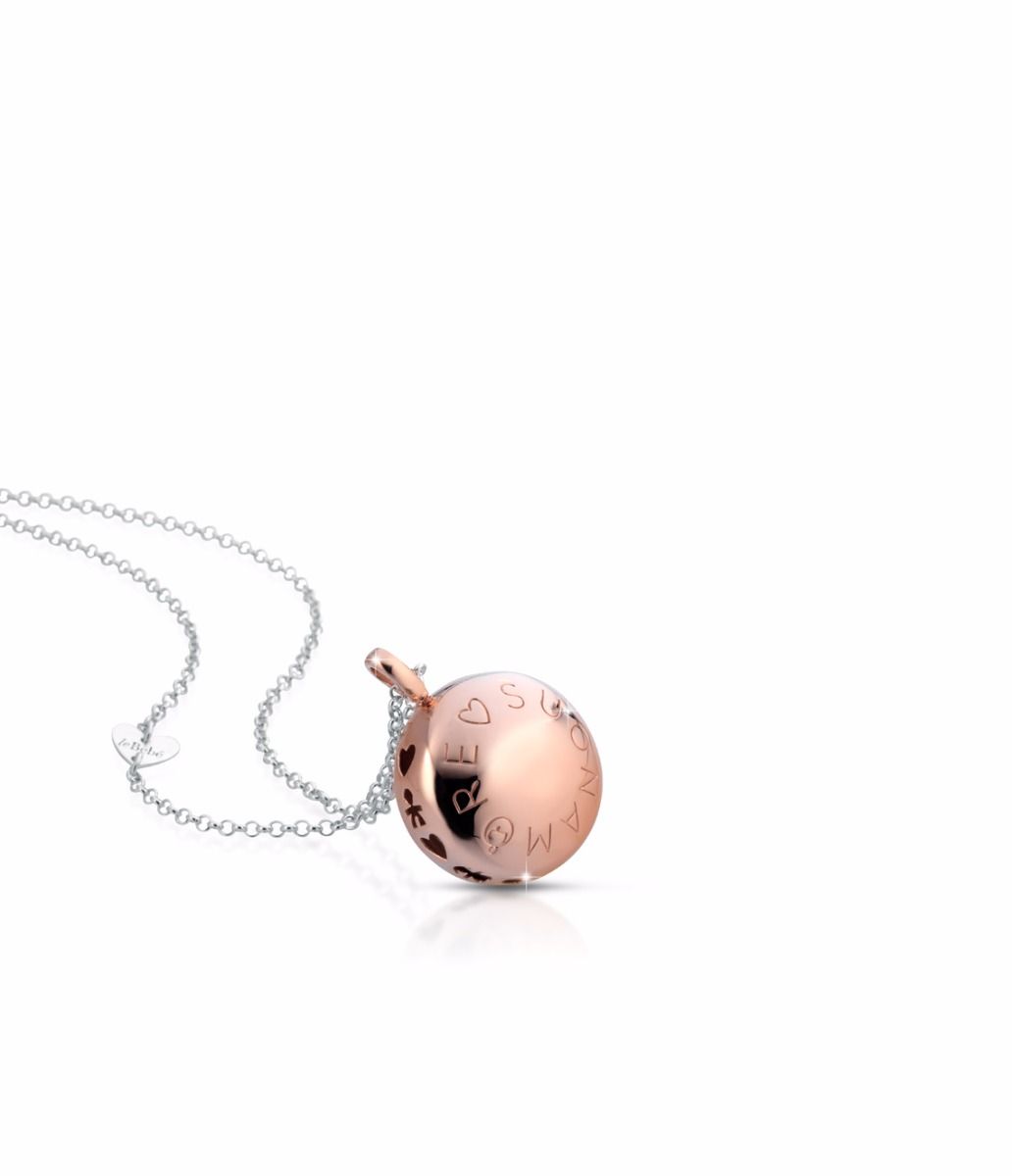 Ciondolo Le Bebè Suonamore Luna argento placcato Oro 18KT 18KT SNM012