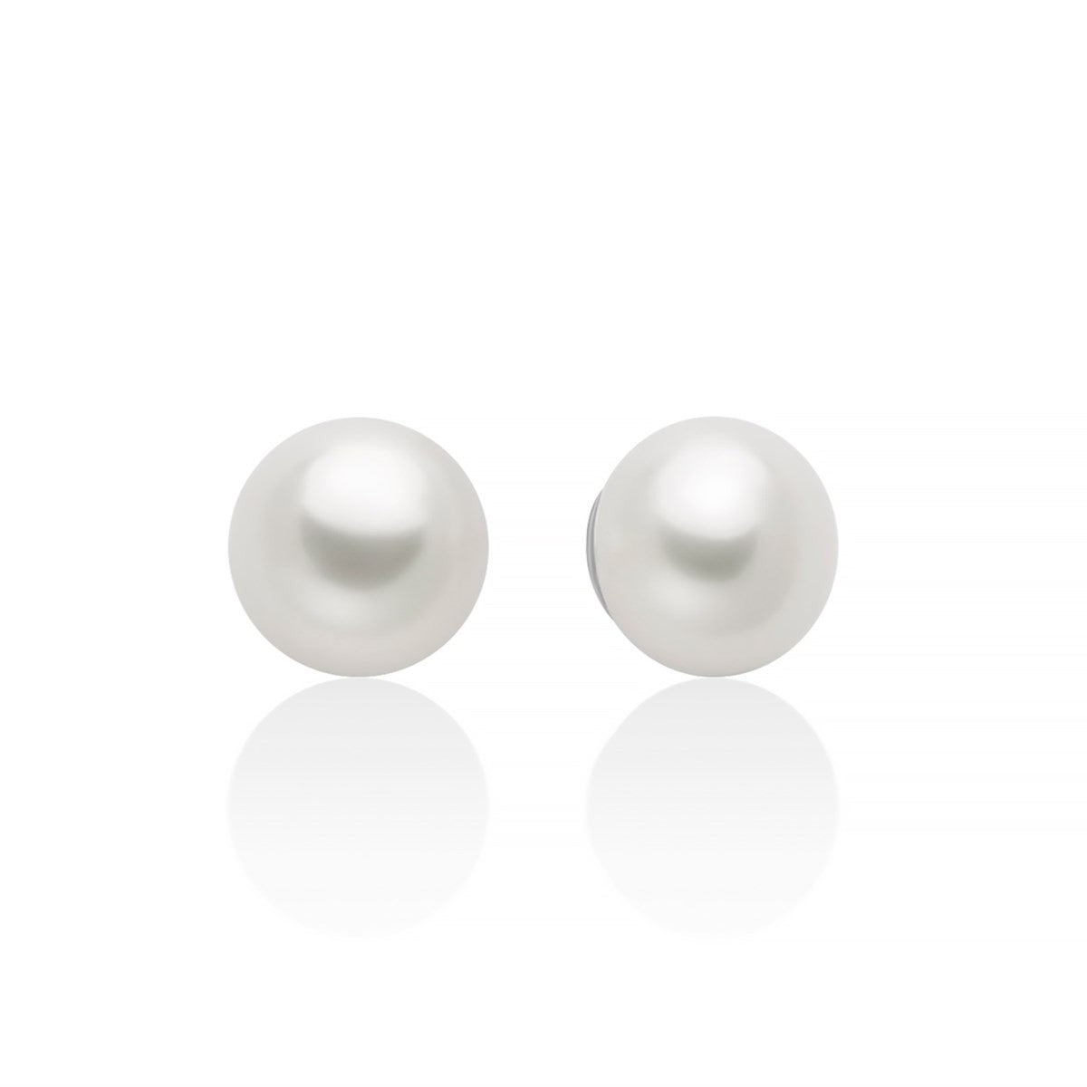 Orecchini a Lobo Miluna Eva in Argento e Perle 8,5-9 mm