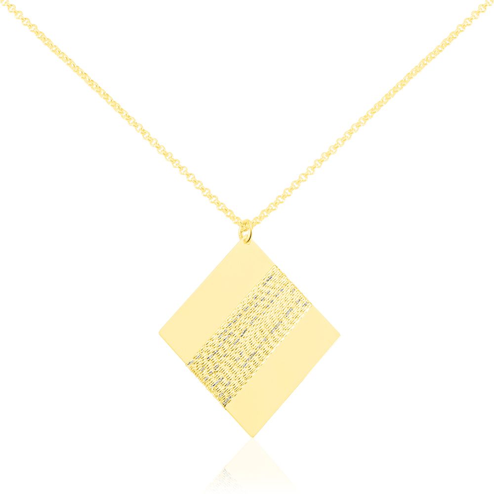 Collana Stroili in ottone dorato e glitter