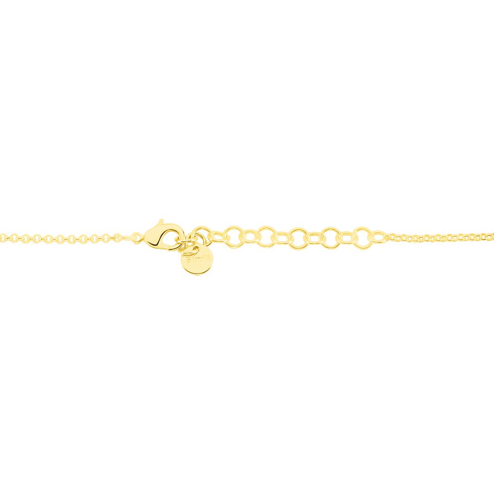 Collana Stroili in ottone dorato e glitter