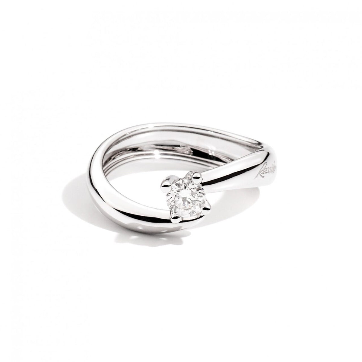 Anello Solitario Recarlo Eternity Ct 0.19