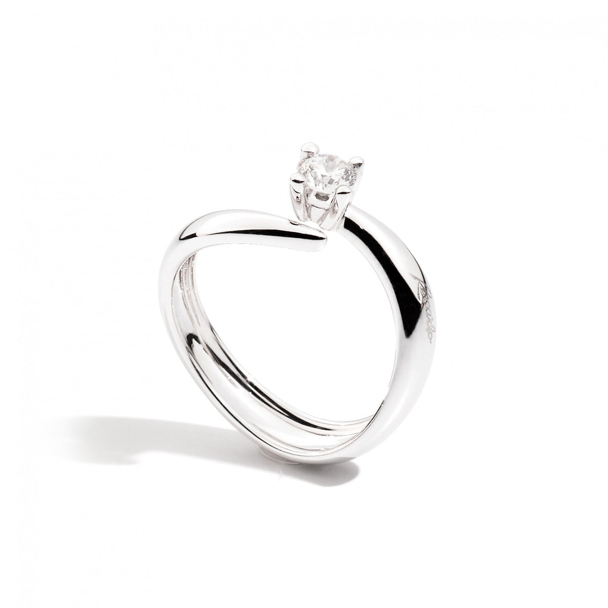 Anello Solitario Recarlo Eternity Ct 0.19