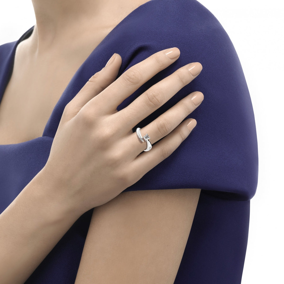 Anello Solitario Recarlo Eternity Ct 0.19