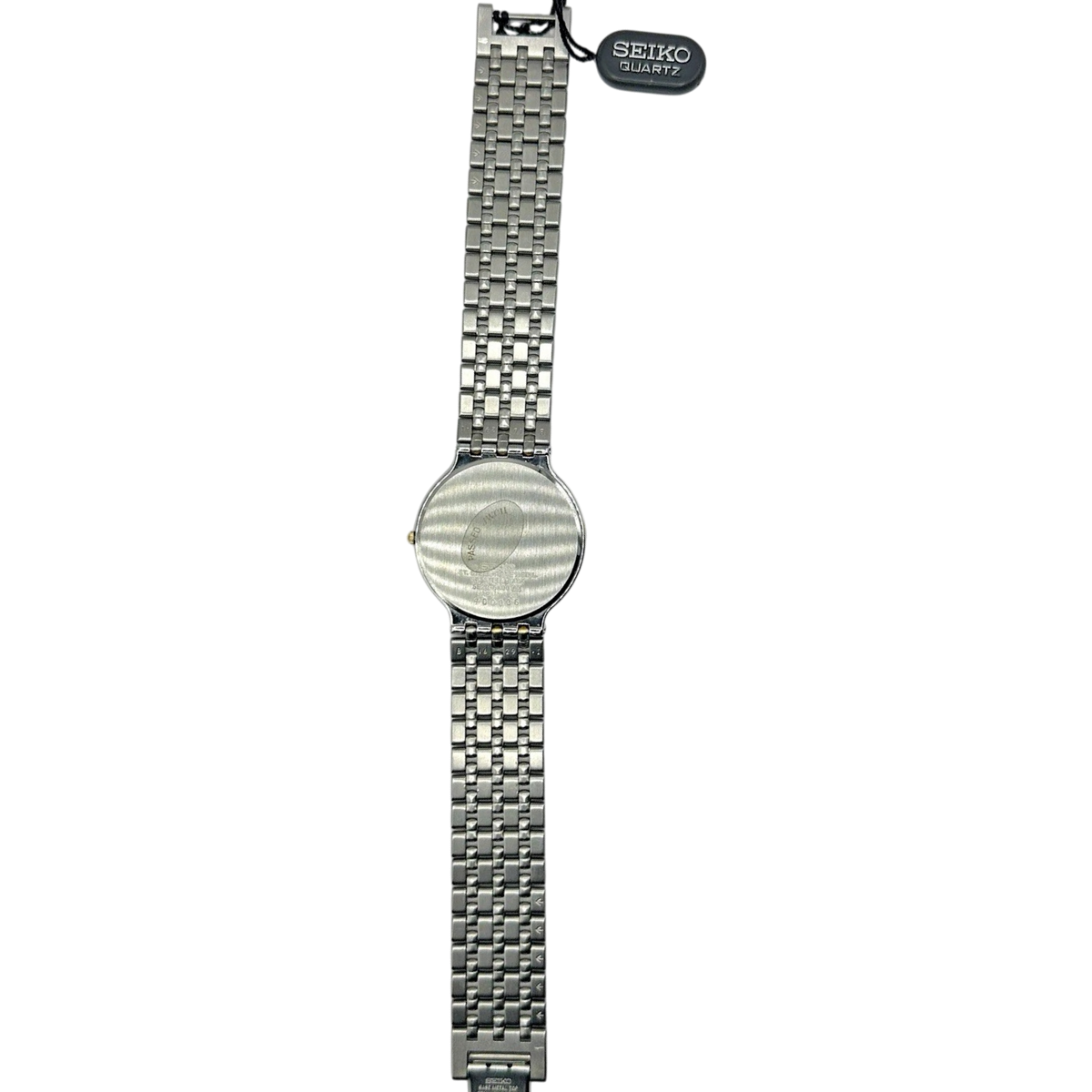 Orologio Uomo Seiko Quartz in Acciaio Satinato Bicolore Solo Tempo Quarzo Japan
