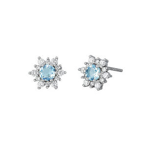 Orecchini donna Mabina in Argento, Zirconi