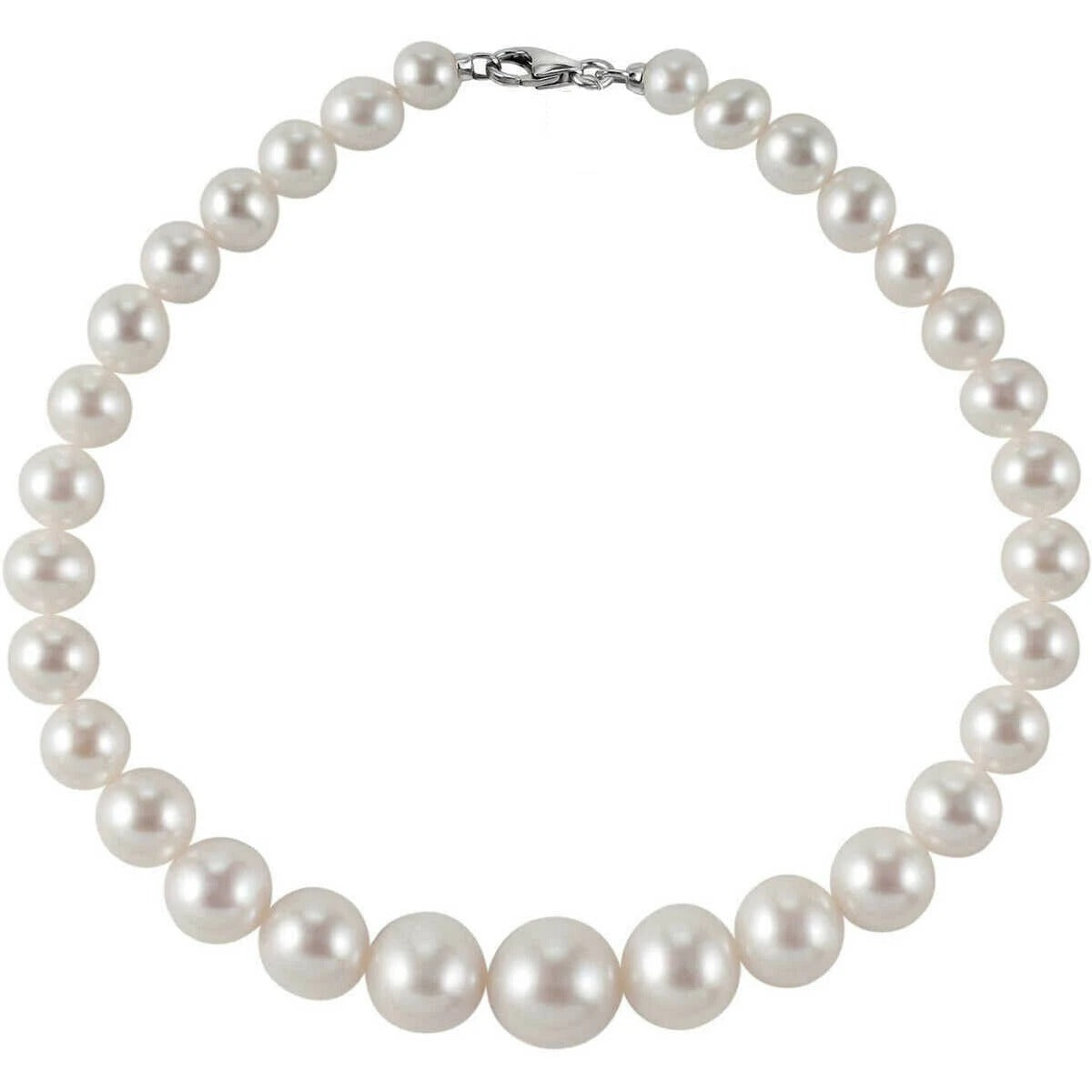 Bracciale di Perle Miluna mm. da 4 a 9 in Oro 18KT 18KT