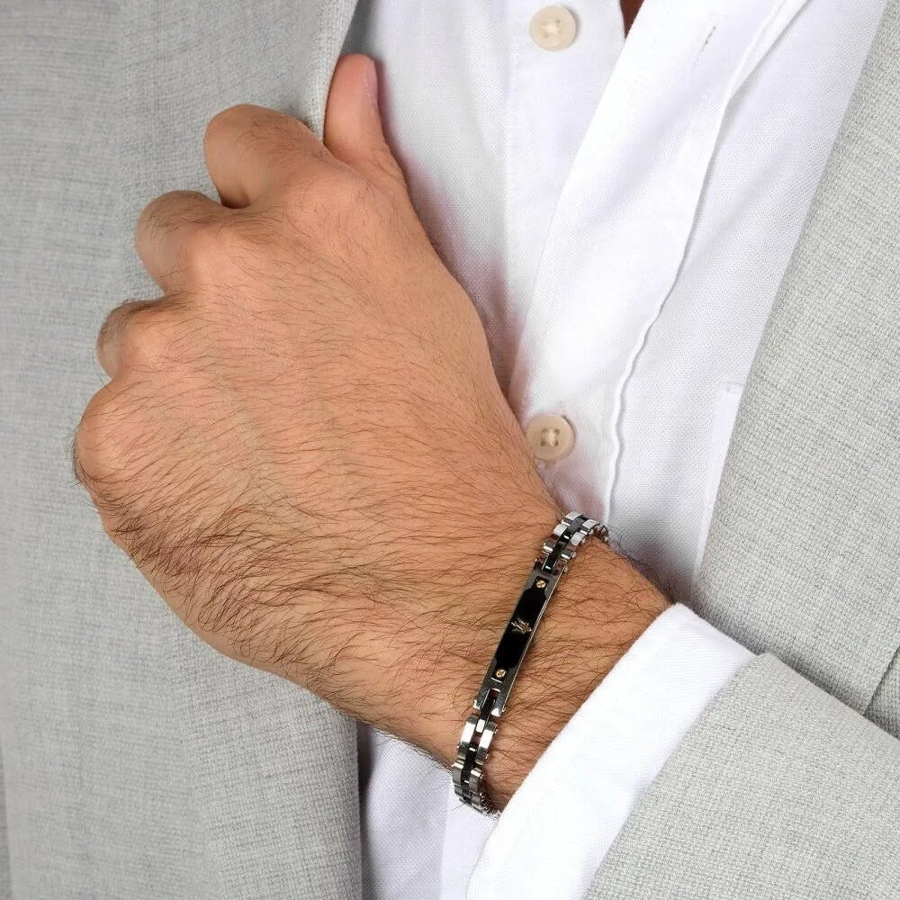 Bracciale Uomo Maserati Ceramic Gold