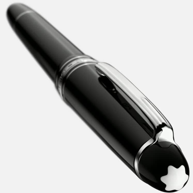 Penna Montblanc Meisterstuck Platinum Coated