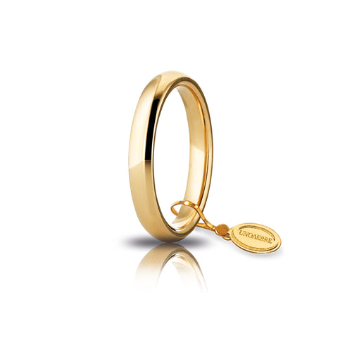 Fede Unoaerre Comoda 3,5mm in Oro 18KT 18KT