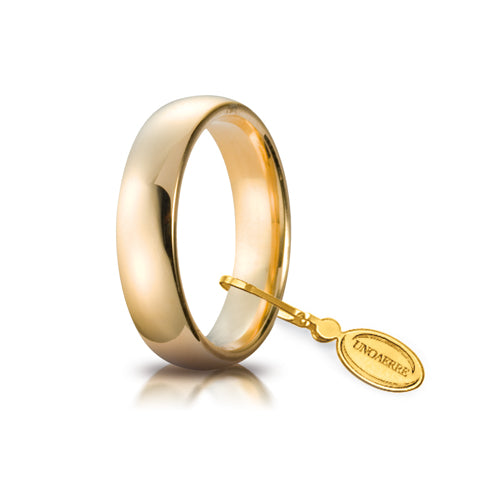 Fede Unoaerre Comoda 5mm in Oro 18KT 18KT