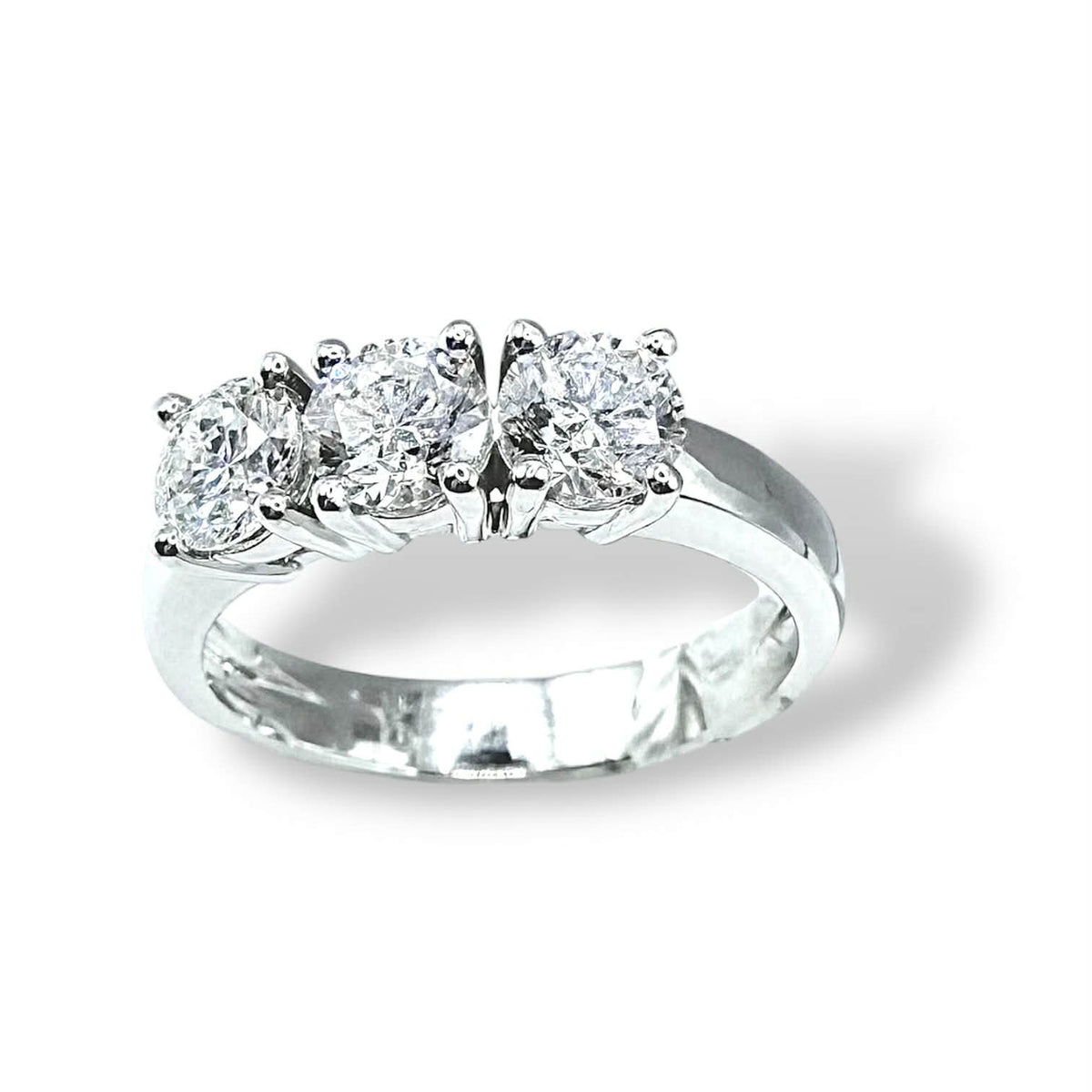 Anello Crivelli Trilogy in Oro 18KT e Diamanti Ct 1.20