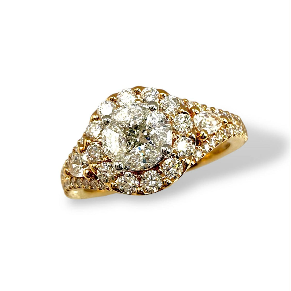 Anello Donna Crivelli in Oro 18KT Rosè e Diamanti ct. 1,04