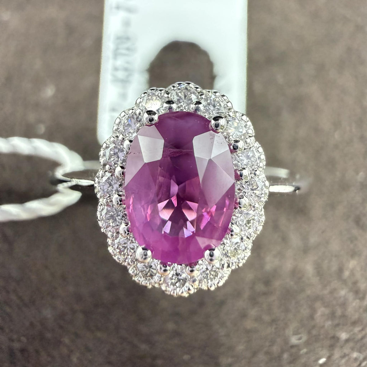 Anello Donna Crivelli con Diamanti e Rubino Ct. 1.11