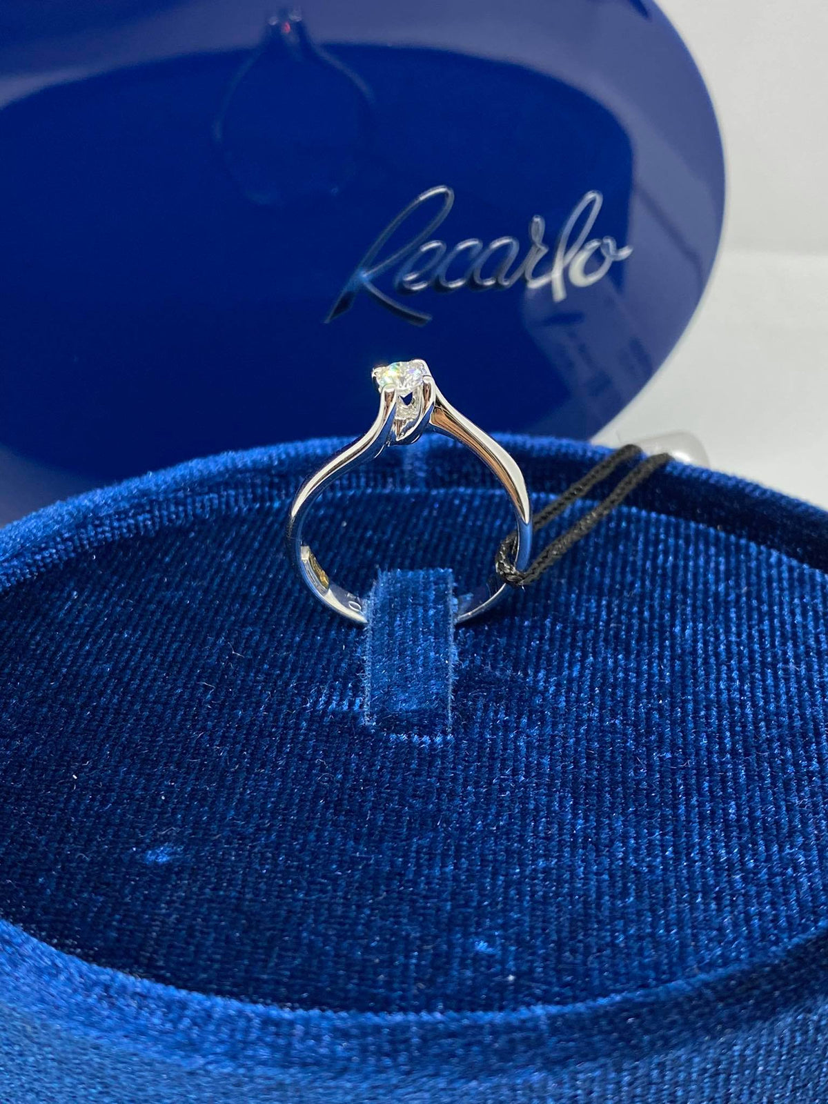 Anello Solitario Recarlo CT 0.23 - ZQ822/020