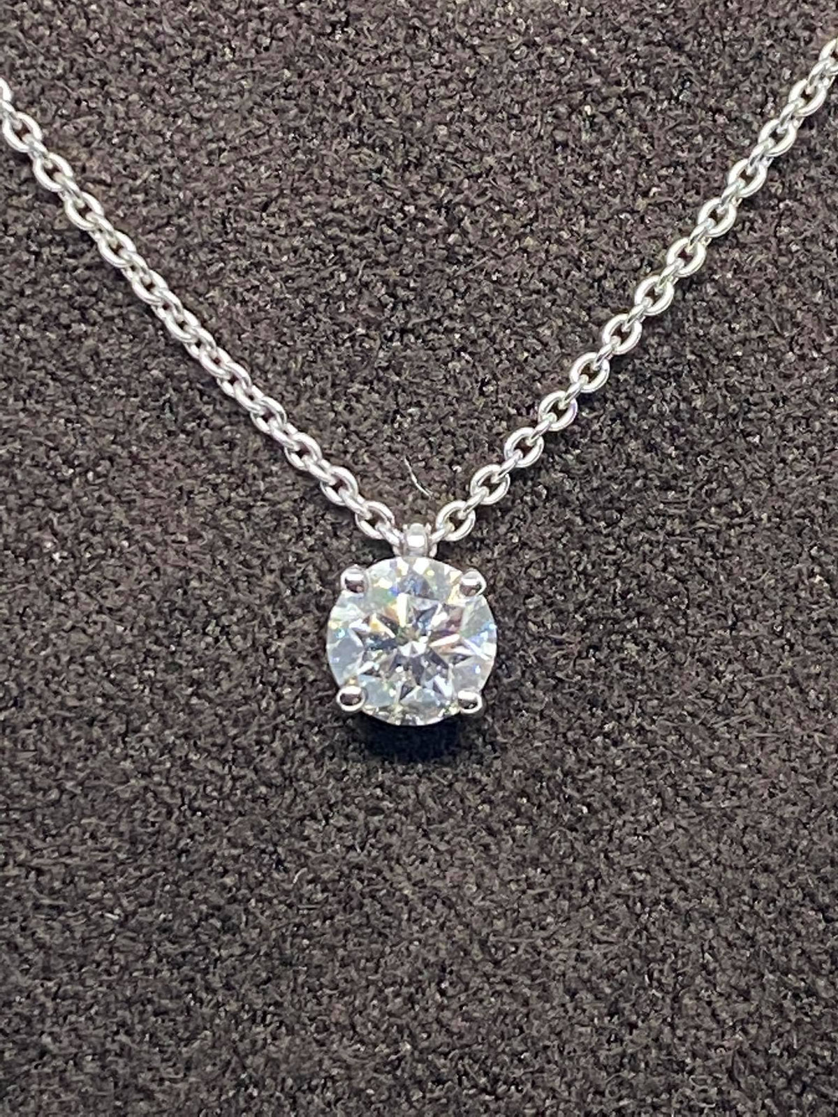 Collana Punto Luce Crivelli con Diamante Ct 0.43