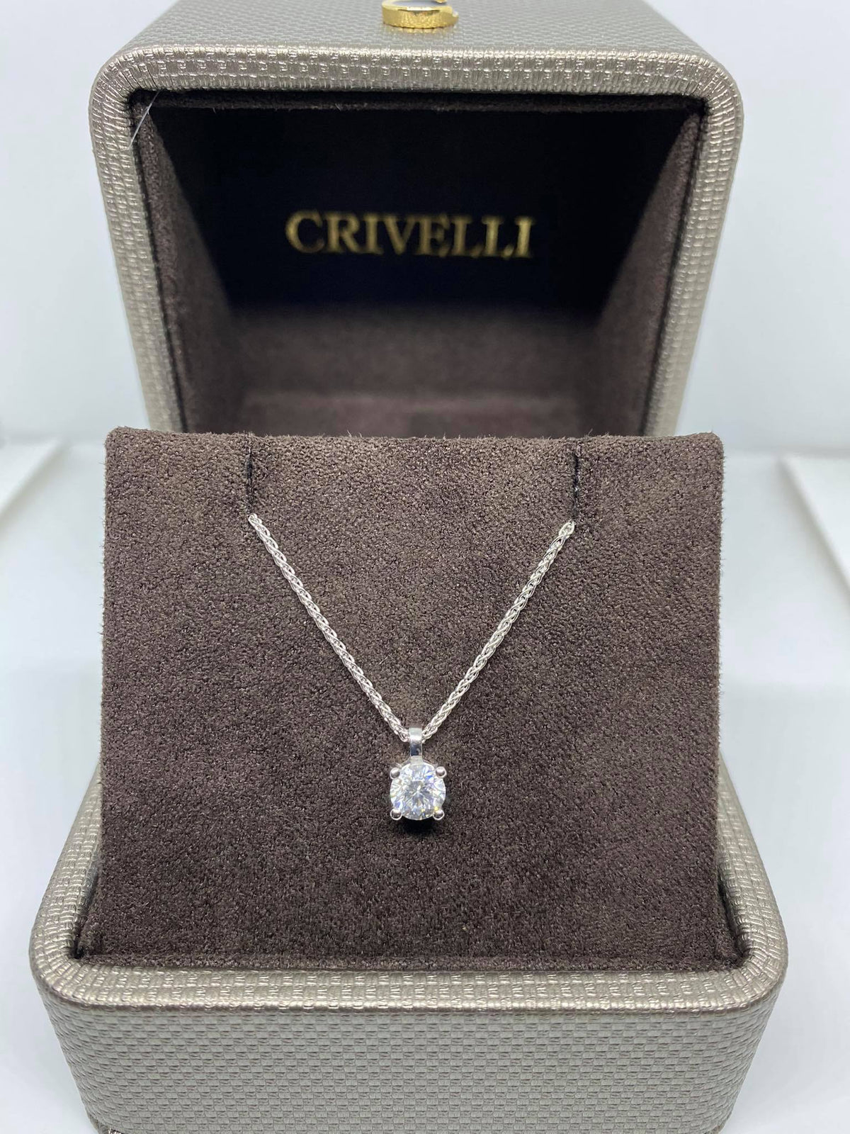 Collana Punto Luce Crivelli con Diamante Ct 0.65