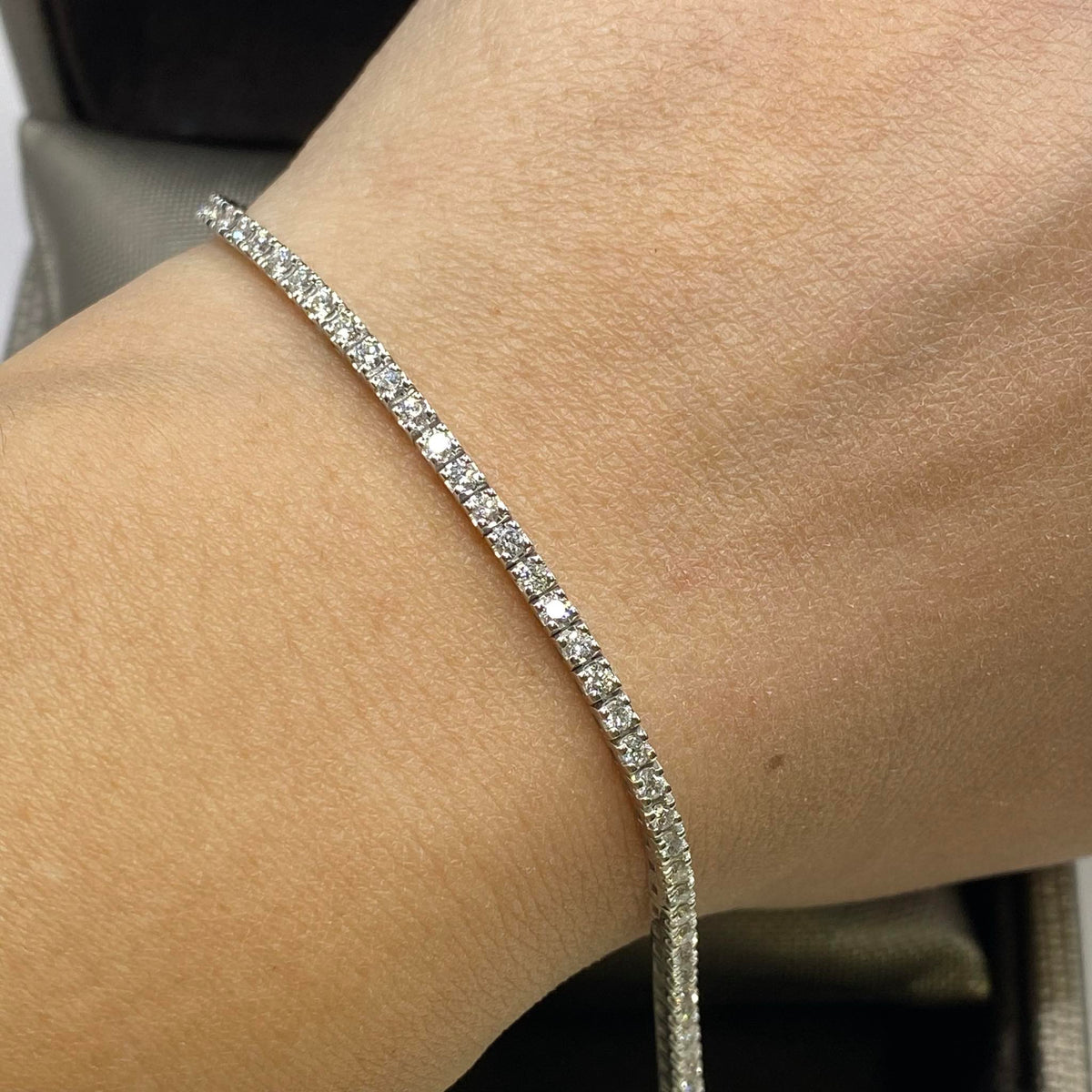 Bracciale Tennis Crivelli in Oro 18KT 18KT e Diamanti Ct. 1.50