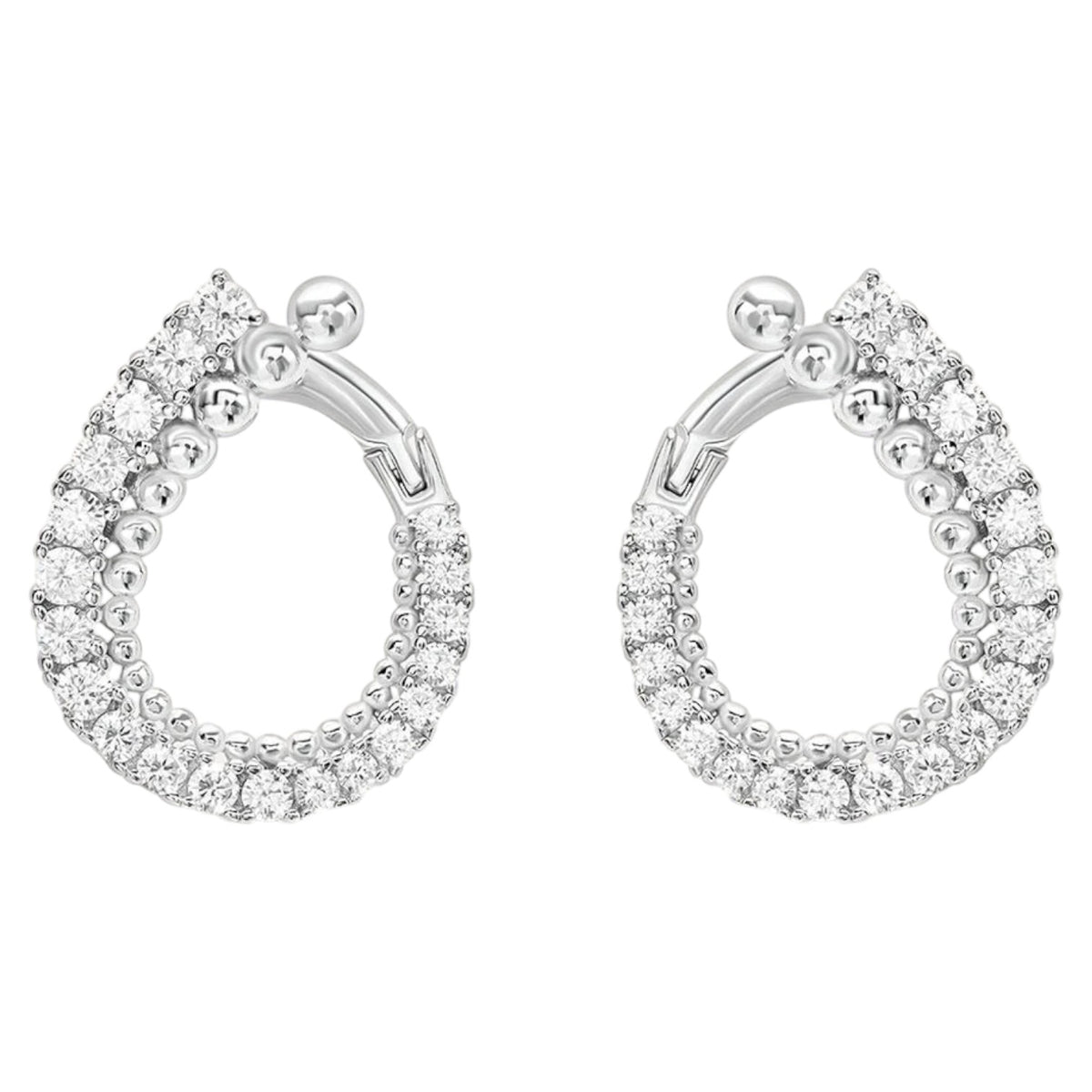 Orecchini Donna Cerchi Stroili in Argento e Zirconi