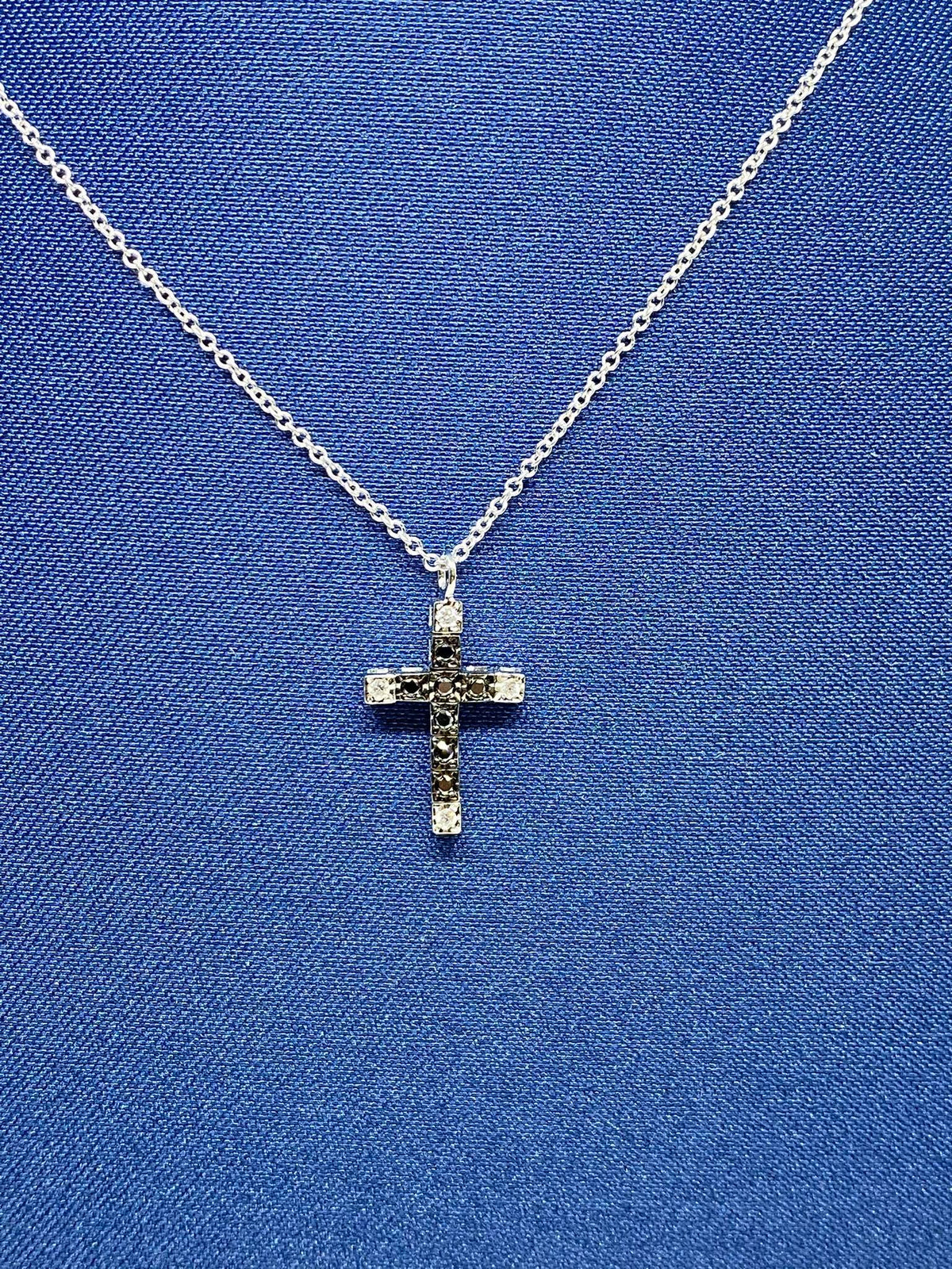 Collana Croce Recarlo con Diamanti