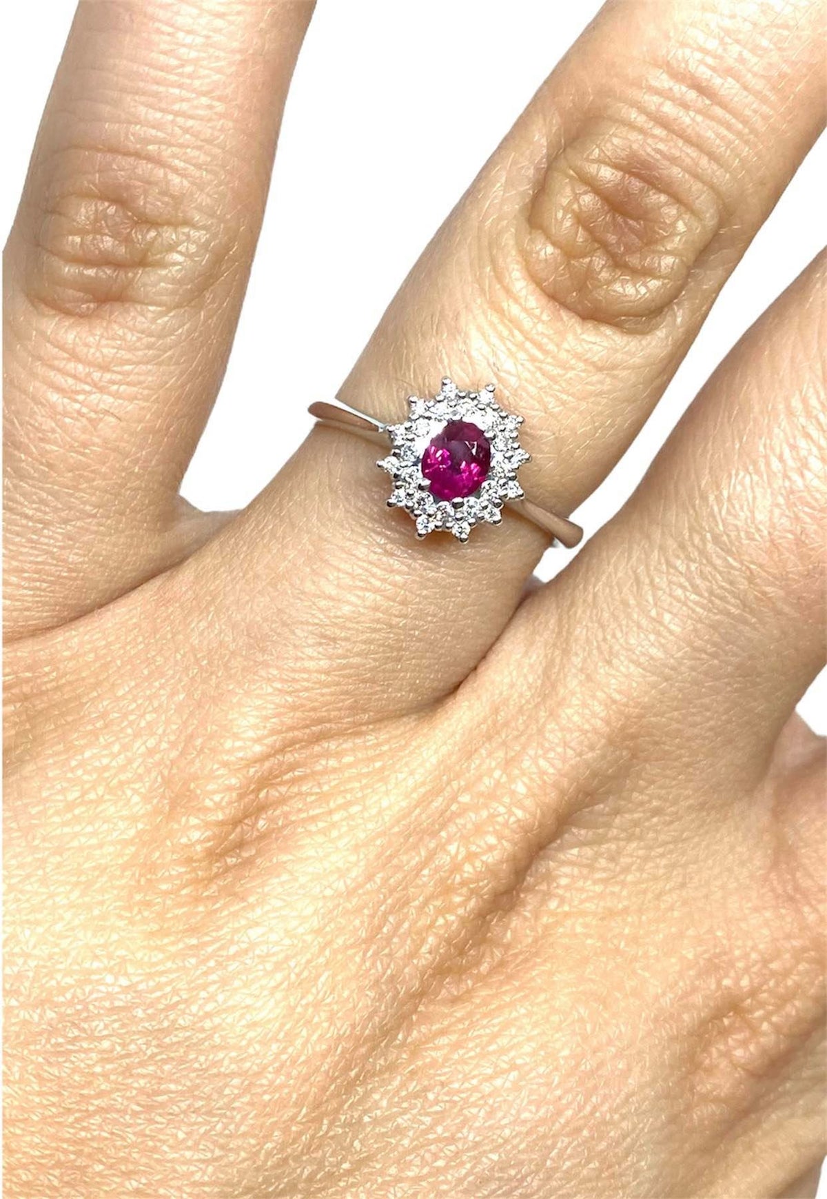 Anello Donna Recarlo con Rubino e Diamanti