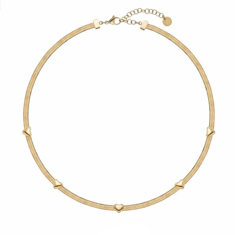 Collana Donna Liu Jo Snake in Acciaio Dorato Essential