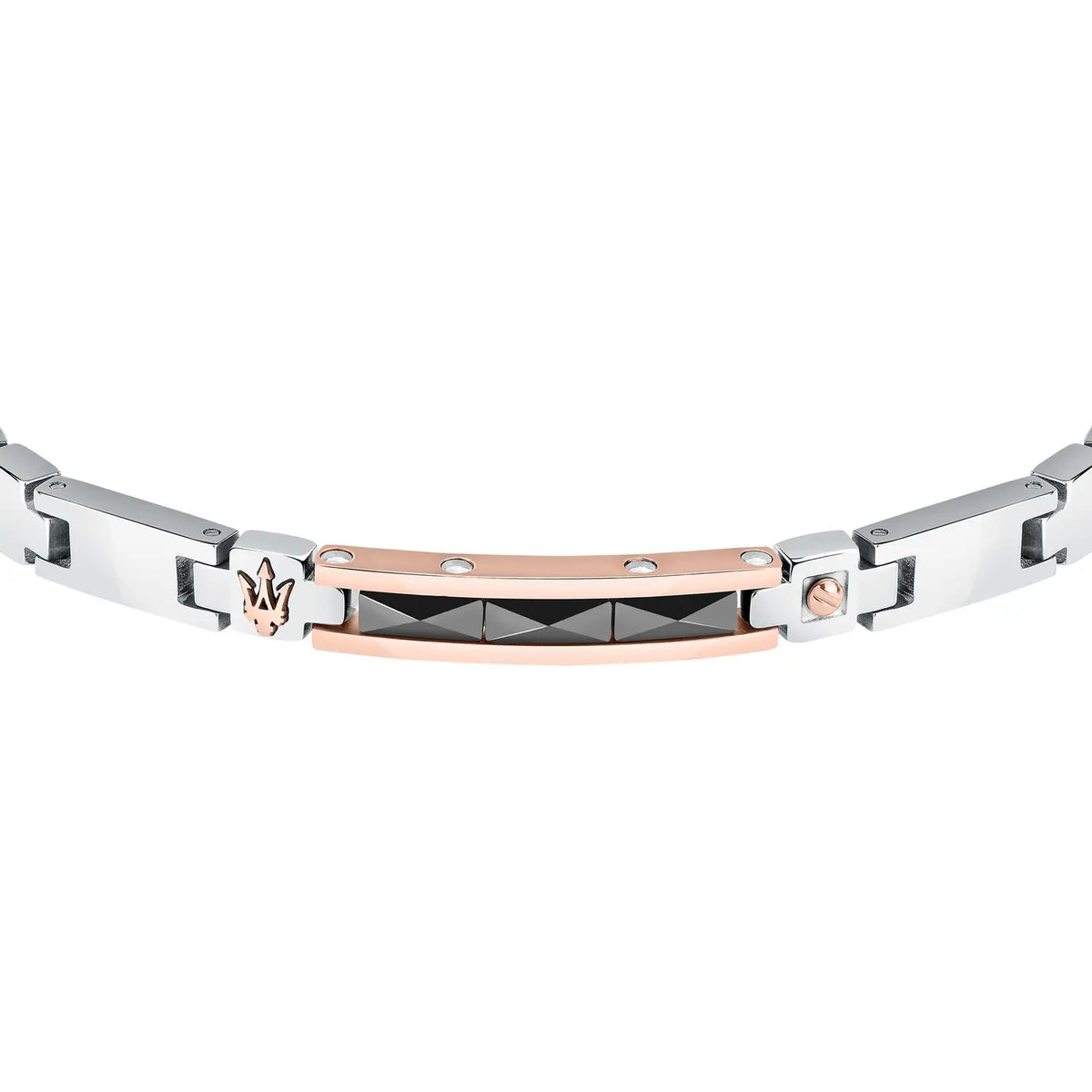 Bracciale Uomo Maserati in Acciaio e Ceramica