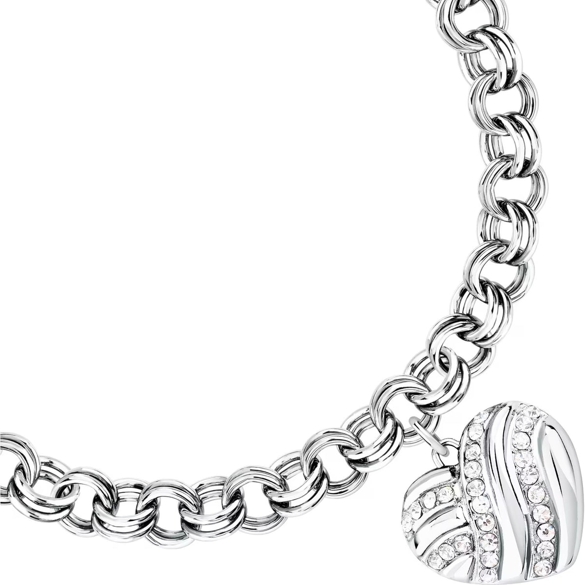 Bracciale con Cuore Morellato Battito in Acciaio