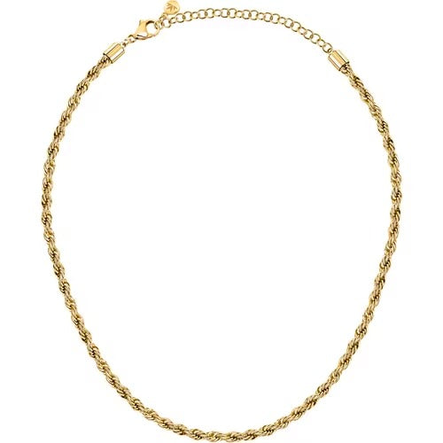 Collana Donna Catena Morellato in Acciaio Dorato Intrecci