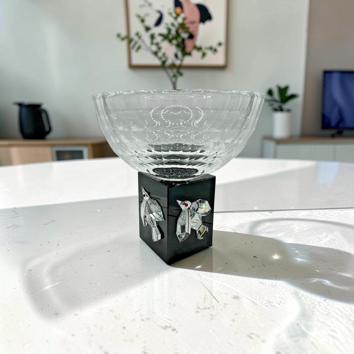SWAROVSKI - Centrotavola "WA" Bowl disegnato da Kazumasa Nagni in Cristallo