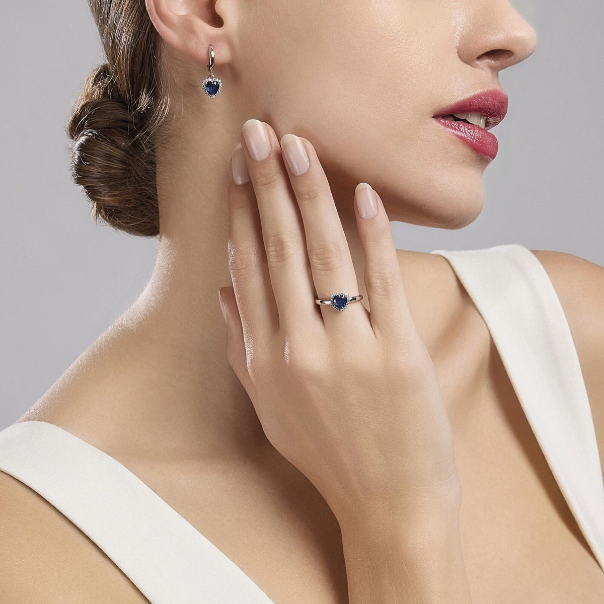 Orecchini Donna Mabina Pendenti in Argento con Zirconi