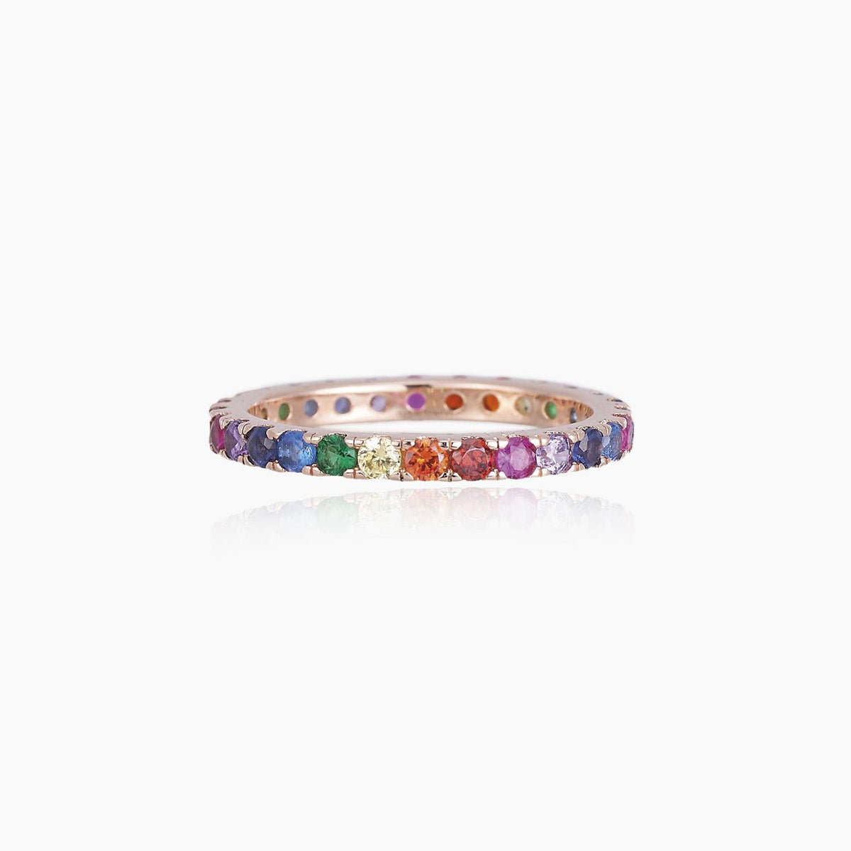 Anello Donna Mabina in Arento Rainbow