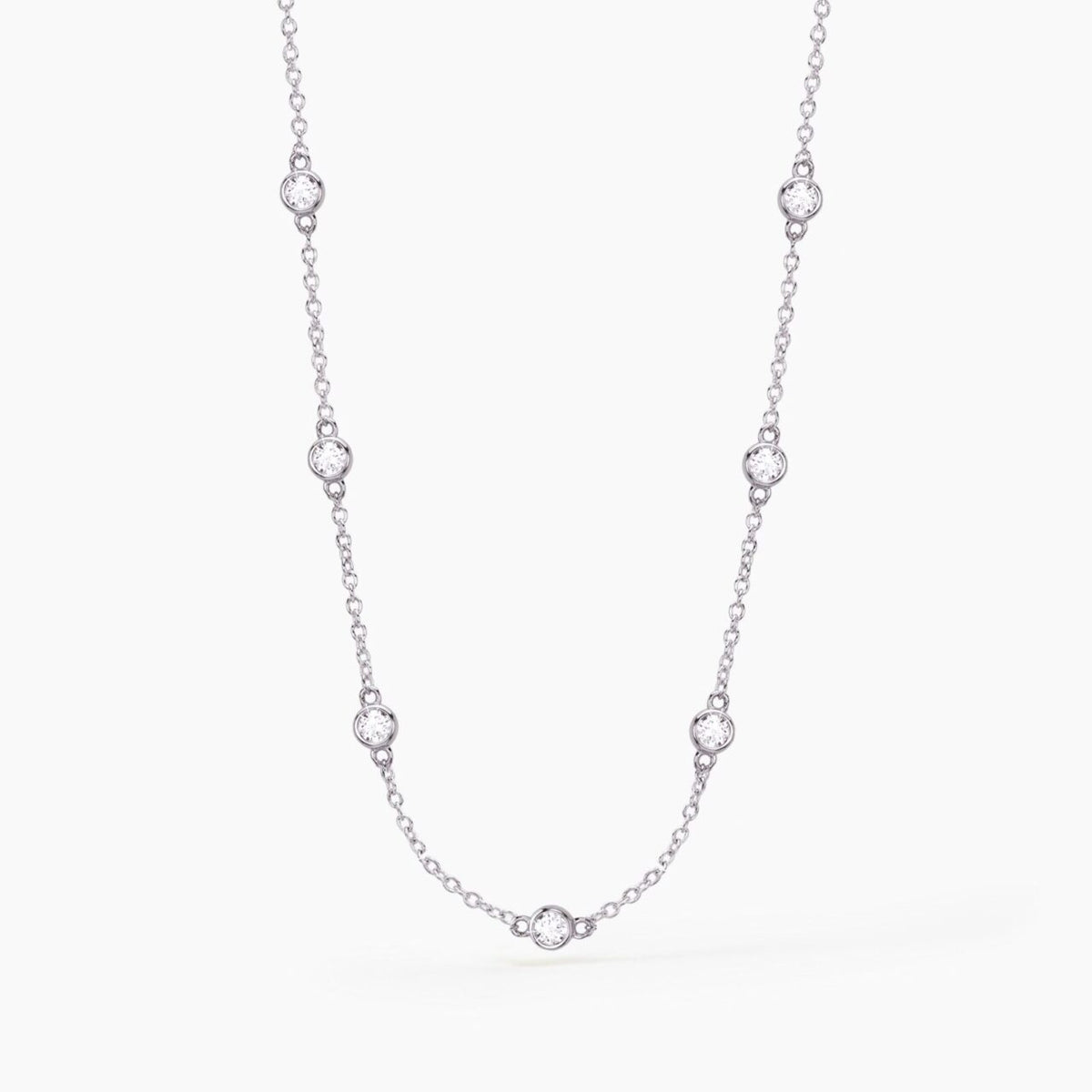 Collana Donna Mabina in Argento e Zirconi