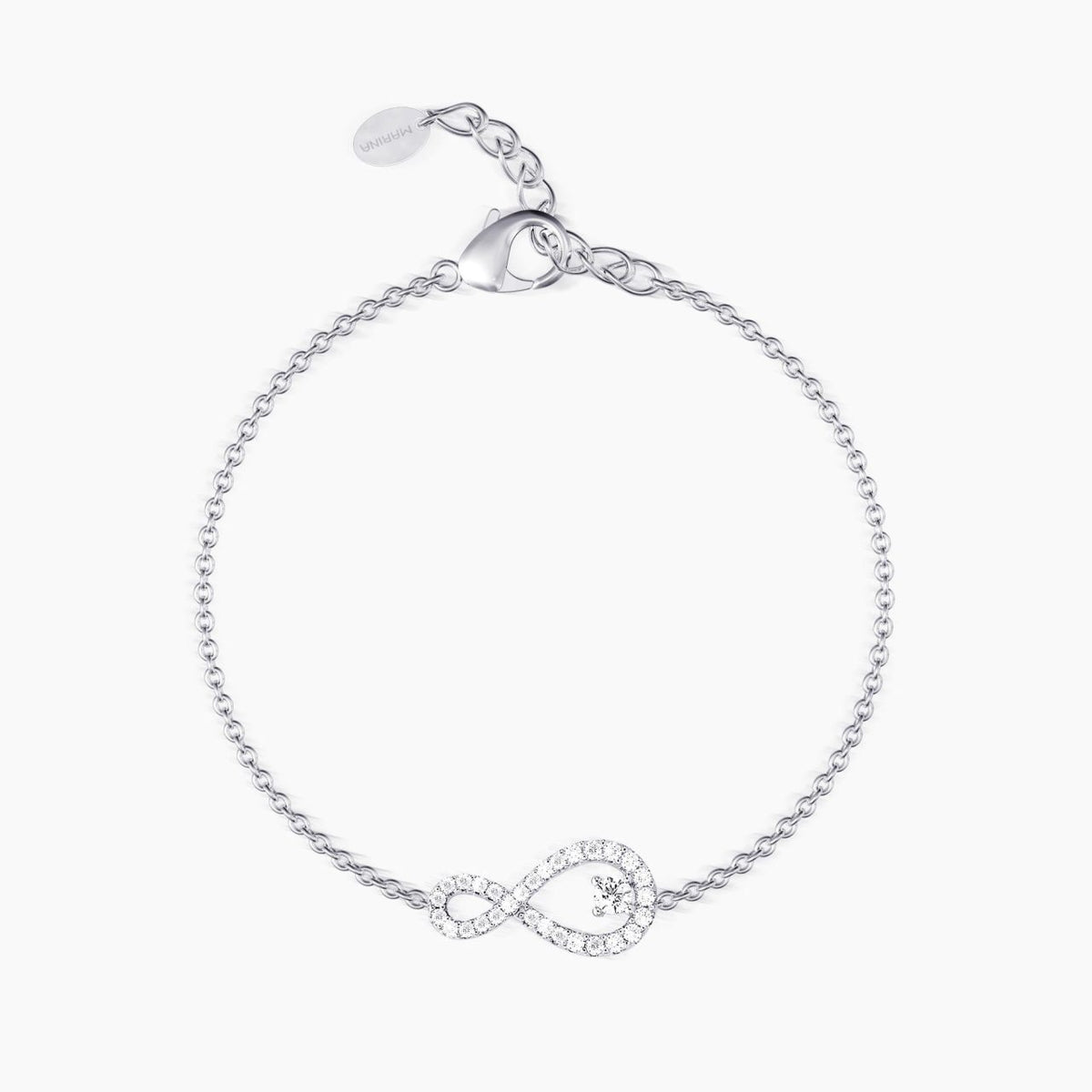Bracciale Donna Mabina con Infinito in Argento e Zirconi